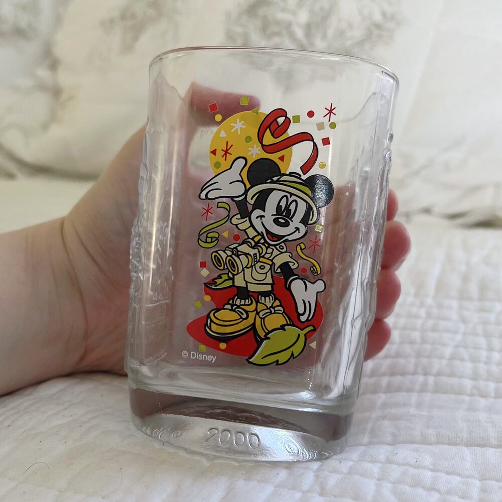 Vintage Y2K Disney World Animal Kingdom McDonalds Glass